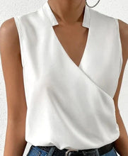 Load image into Gallery viewer, Alicia - Elegantes ärmelloses einfarbiges Top