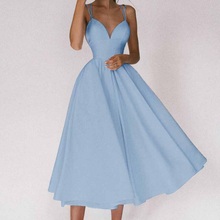 Load image into Gallery viewer, Kali - Elegantes Kleid mit V-Ausschnitt