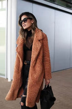 Load image into Gallery viewer, Genelyn - Versteckt Tasche Teddy Mantel