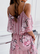 Load image into Gallery viewer, Levie - Elegantes Floral Kleid mit Spaghettiträgern