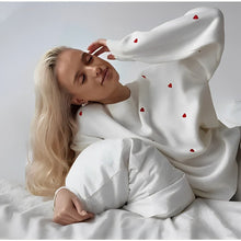 Load image into Gallery viewer, Celia - Winter Heart Spot Pullover