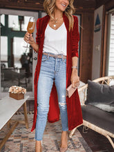 Load image into Gallery viewer, Alison - Kimono-Mantel aus Samt