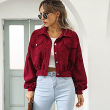 Load image into Gallery viewer, Crisalie - Cord Crop Jacke