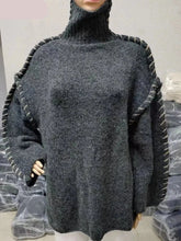Load image into Gallery viewer, Blondie - Rollkragenpullover in Übergröße aus Strick