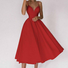 Load image into Gallery viewer, Kali - Elegantes Kleid mit V-Ausschnitt