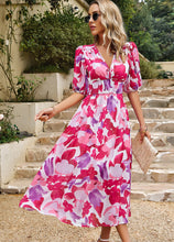 Load image into Gallery viewer, Rosely - Elegantes Retro-Midikleid