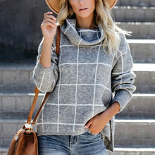 Load image into Gallery viewer, Ali - Stylischer Rollkragenpullover mit Karomuster