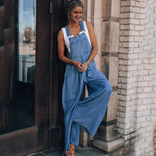 Load image into Gallery viewer, Felicia - Denim Sommer Jumpsuit
