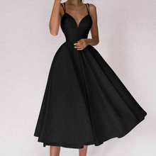 Load image into Gallery viewer, Kali - Elegantes Kleid mit V-Ausschnitt