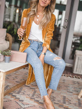 Load image into Gallery viewer, Alison - Kimono-Mantel aus Samt