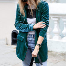 Load image into Gallery viewer, Ayesha - Langärmeliger Blazer mit Umlegekragen