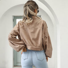 Load image into Gallery viewer, Crisalie - Cord Crop Jacke
