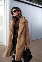 Load image into Gallery viewer, Genelyn - Versteckt Tasche Teddy Mantel