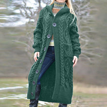 Load image into Gallery viewer, Cassy - lange Strickjacke mit Zopfmuster