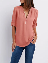Load image into Gallery viewer, Jessica - Lässiger Pullover mit Reißverschluss