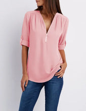 Load image into Gallery viewer, Jessica - Lässiger Pullover mit Reißverschluss