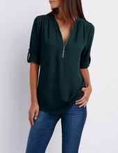 Load image into Gallery viewer, Jessica - Lässiger Pullover mit Reißverschluss
