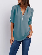 Load image into Gallery viewer, Jessica - Lässiger Pullover mit Reißverschluss