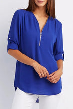 Load image into Gallery viewer, Jessica - Lässiger Pullover mit Reißverschluss
