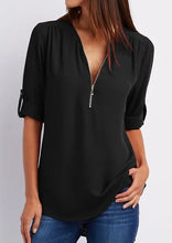 Load image into Gallery viewer, Jessica - Lässiger Pullover mit Reißverschluss