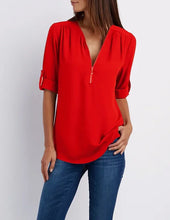 Load image into Gallery viewer, Jessica - Lässiger Pullover mit Reißverschluss