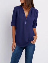Load image into Gallery viewer, Jessica - Lässiger Pullover mit Reißverschluss