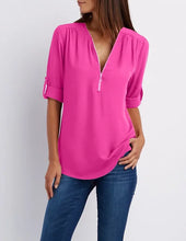 Load image into Gallery viewer, Jessica - Lässiger Pullover mit Reißverschluss