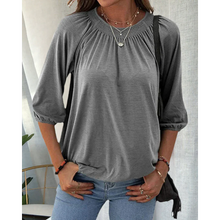 Load image into Gallery viewer, Jana - Locker geschnittene Bluse mit Viertelarm
