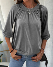 Load image into Gallery viewer, Toni - Modisches Baumwollsweatshirt mit O-Ausschnitt