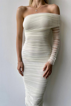 Load image into Gallery viewer, Freia - Diagonaler Ausschnitt Sexy Rückenfreies Kleid