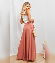 Load image into Gallery viewer, Ashley™ Broek met wijde pijpen en losse hoge taille