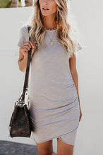 Load image into Gallery viewer, Jovienne - Moderne T-shirt jurk - Eenvoudig &amp; asymmetrisch