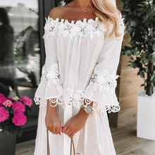 Load image into Gallery viewer, Ulva - Stijlvolle off-the-shoulder jurk