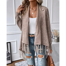 Load image into Gallery viewer, Eleonore - Strickjacke mit Quasten