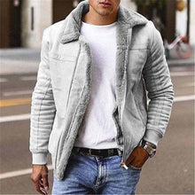 Load image into Gallery viewer, Gino - Wärmender Herren-Fliegerjacke mit Kunstfellkragen