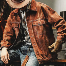Load image into Gallery viewer, Jhonny - Denim Vintage Jacke