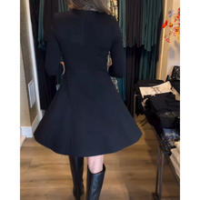 Load image into Gallery viewer, Bea - Einfarbiges elegantes Kleid mit Reißverschluss