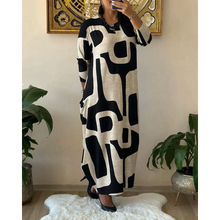Load image into Gallery viewer, Claire - Kleid mit Langen Ärmeln und Druck