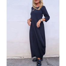 Load image into Gallery viewer, Geraliza - Einfaches Einfarbiges Taschenkleid