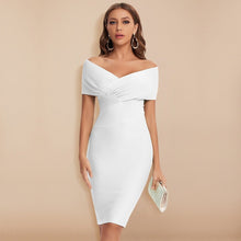 Load image into Gallery viewer, Vicky - Elegantes Verbandkleid mit V-Ausschnitt
