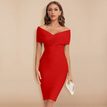 Load image into Gallery viewer, Vicky - Elegantes Verbandkleid mit V-Ausschnitt