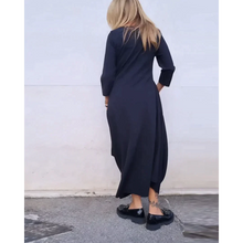 Load image into Gallery viewer, Geraliza - Einfaches Einfarbiges Taschenkleid