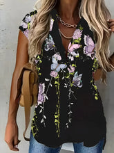 Load image into Gallery viewer, Susan Losse Korte Mouw Blouse