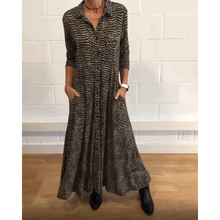 Load image into Gallery viewer, Rona - Kleid mit Bedruckter Jackenlage