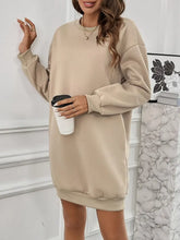 Load image into Gallery viewer, Karen - Lässiges langärmeliges Sweatshirt-Kleid mit Tasche