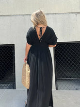 Load image into Gallery viewer, Cara - Schlitz V-Ausschnitt Maxi Eleganz