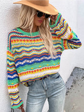 Load image into Gallery viewer, Nelly - Farbig bedruckter Strickpullover