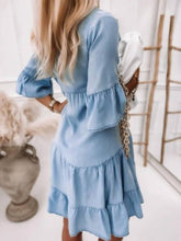 Load image into Gallery viewer, Kierra - jurk van gekleurd denim