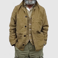 Load image into Gallery viewer, Lito - Herrenjacke aus Baumwolle im Vintage-Stil