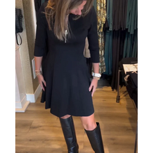 Load image into Gallery viewer, Bea - Einfarbiges elegantes Kleid mit Reißverschluss